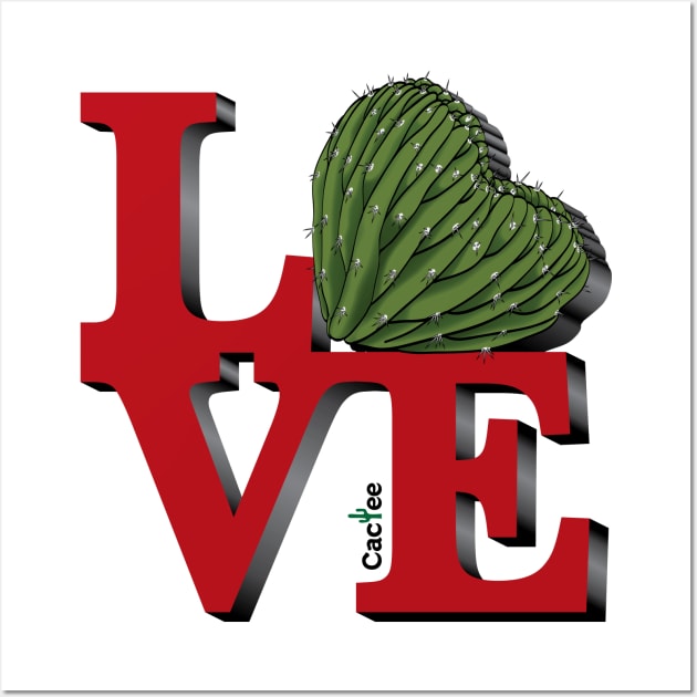 Love Cacti Wall Art by Cactee